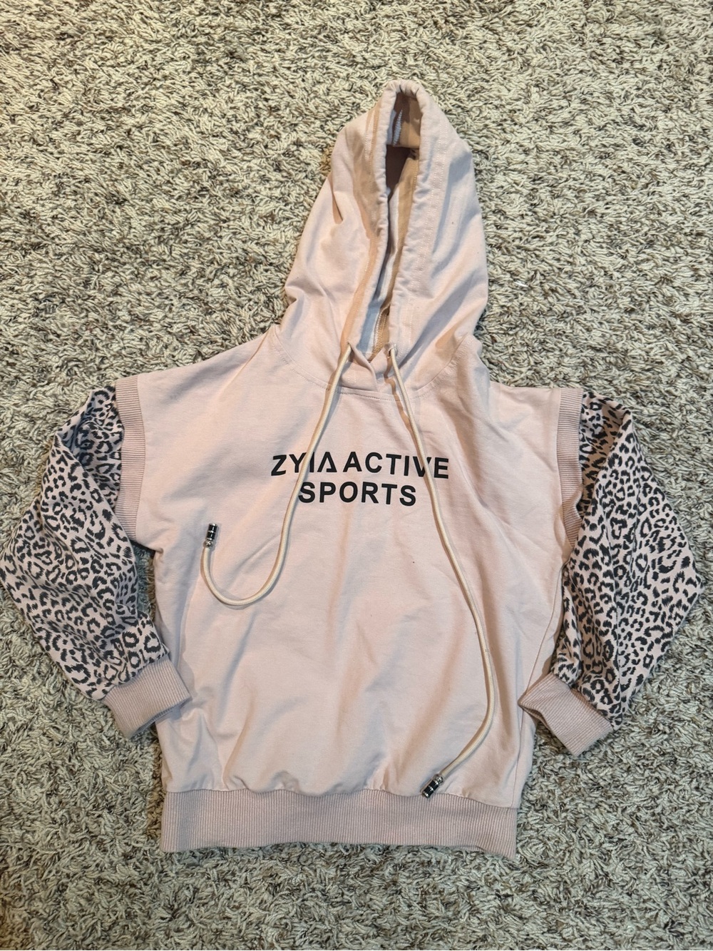 ZYIA Active Light Blush Hoodie